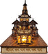Shri Ram Mandir Ayodhya 3D Decorative Showpiece with Multicolor Lights